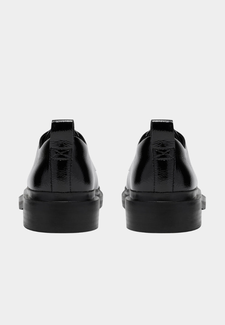 Previa Lace D sko - Black Patent