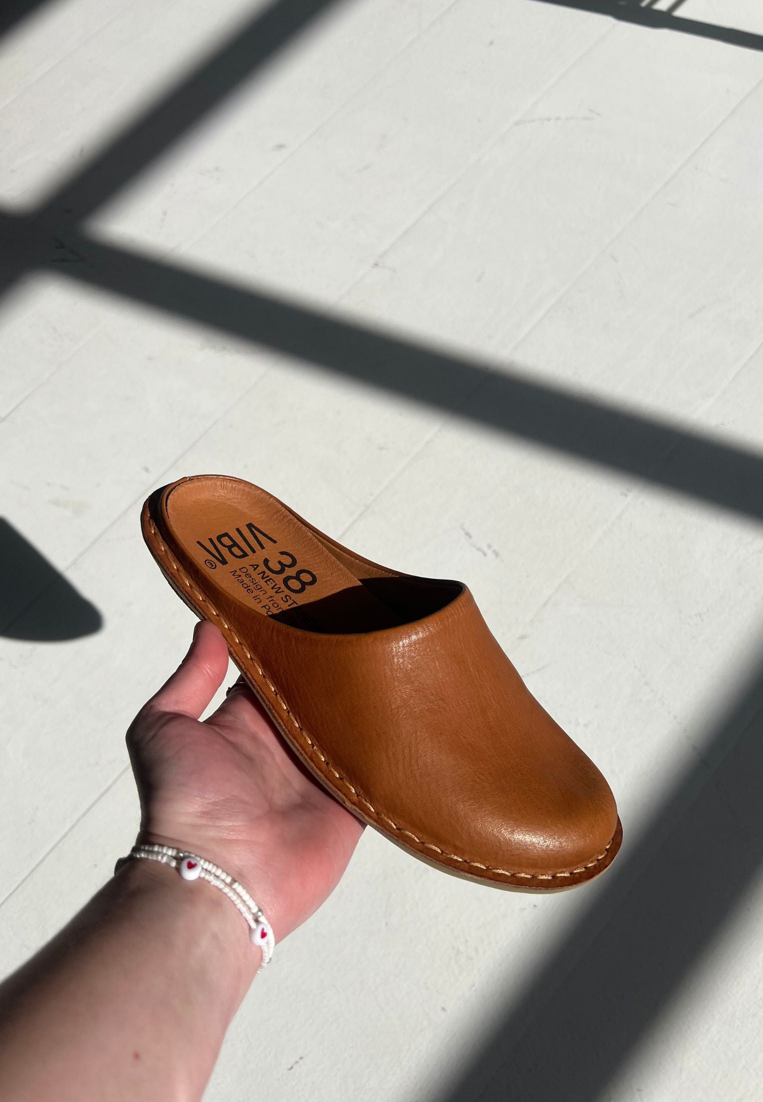 Roma sko - Cognac