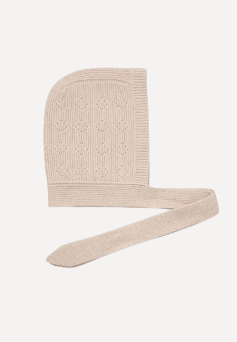 Rib Bonnet hue - Beige Melange