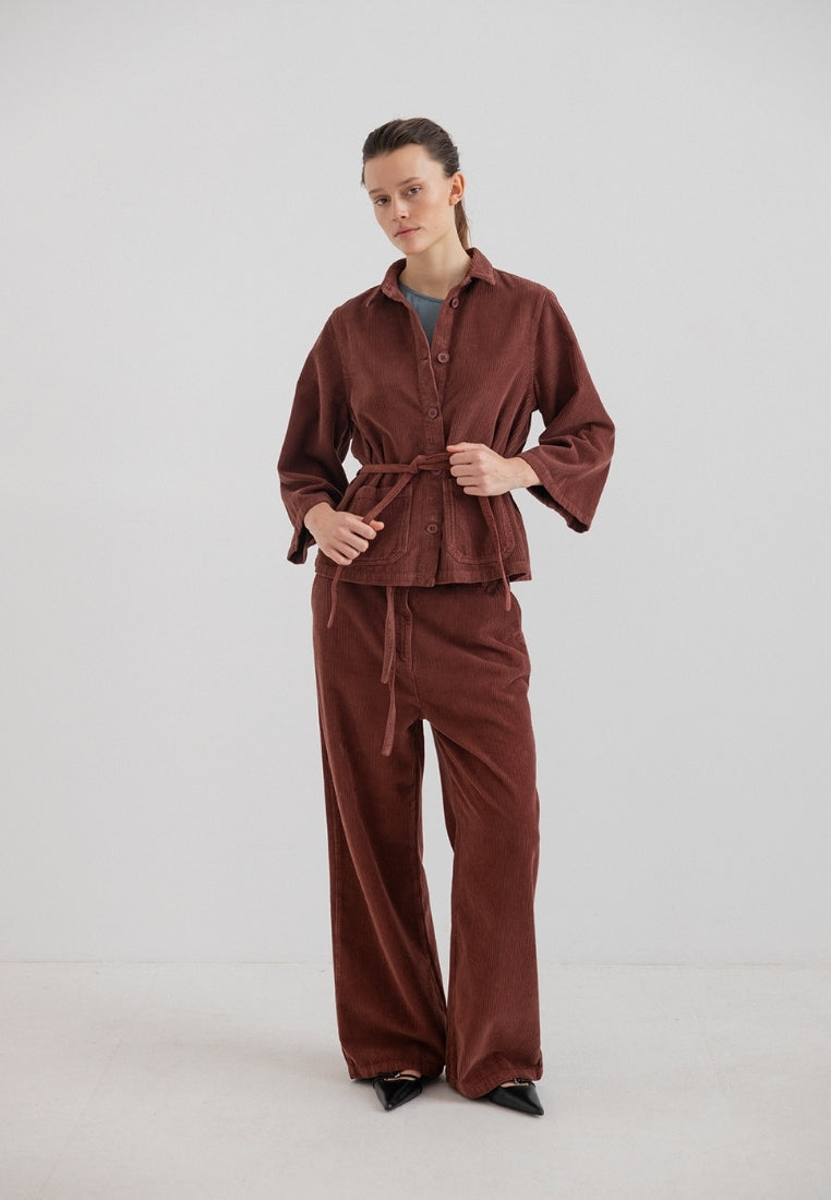 Sally skjorte - Russet Brown