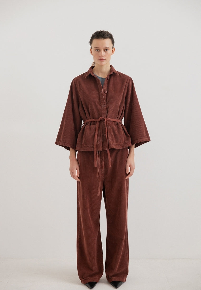 Sally skjorte - Russet Brown