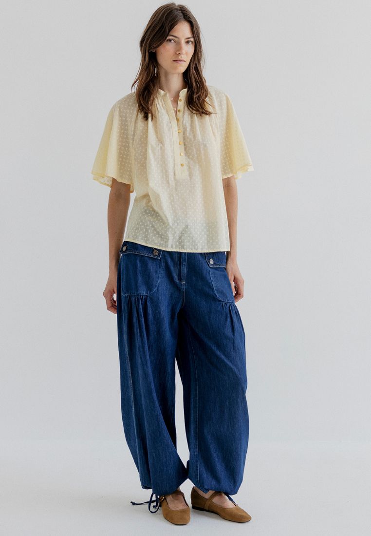 Sandie bluse - Yellow