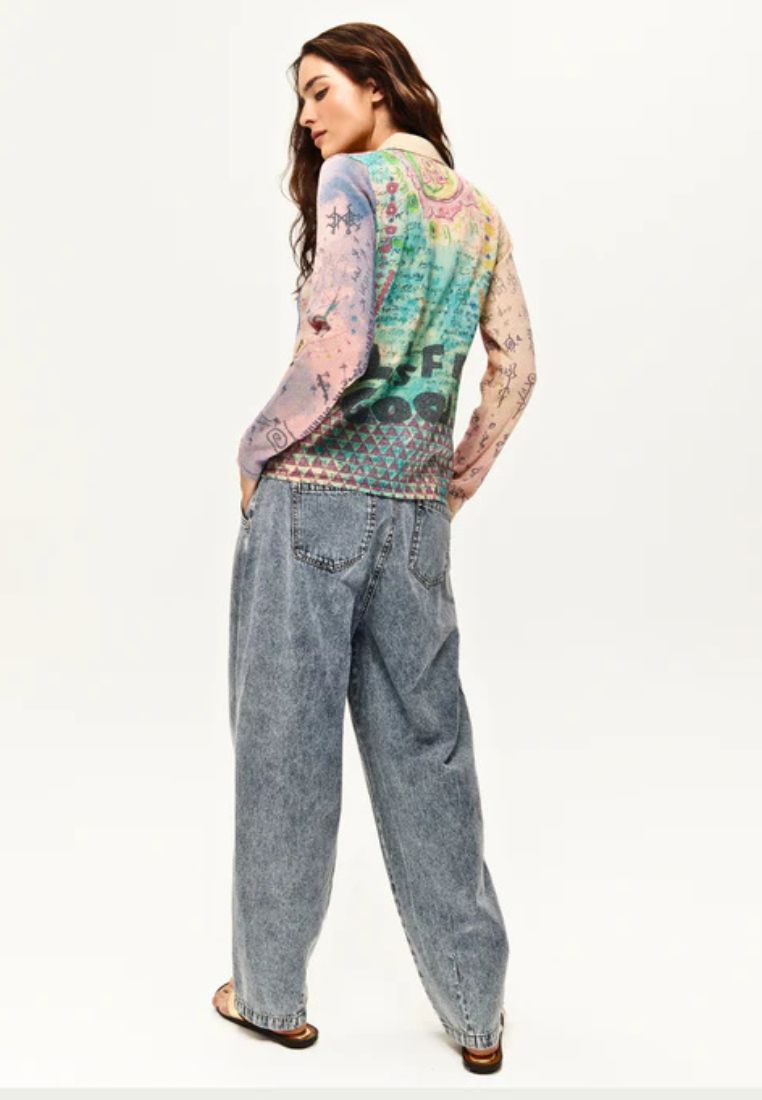 Serenity Knitted bluse - Runic Whisper
