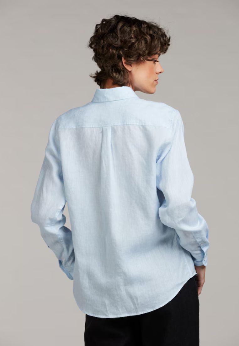 Siri skjorte - Linen Light Blue