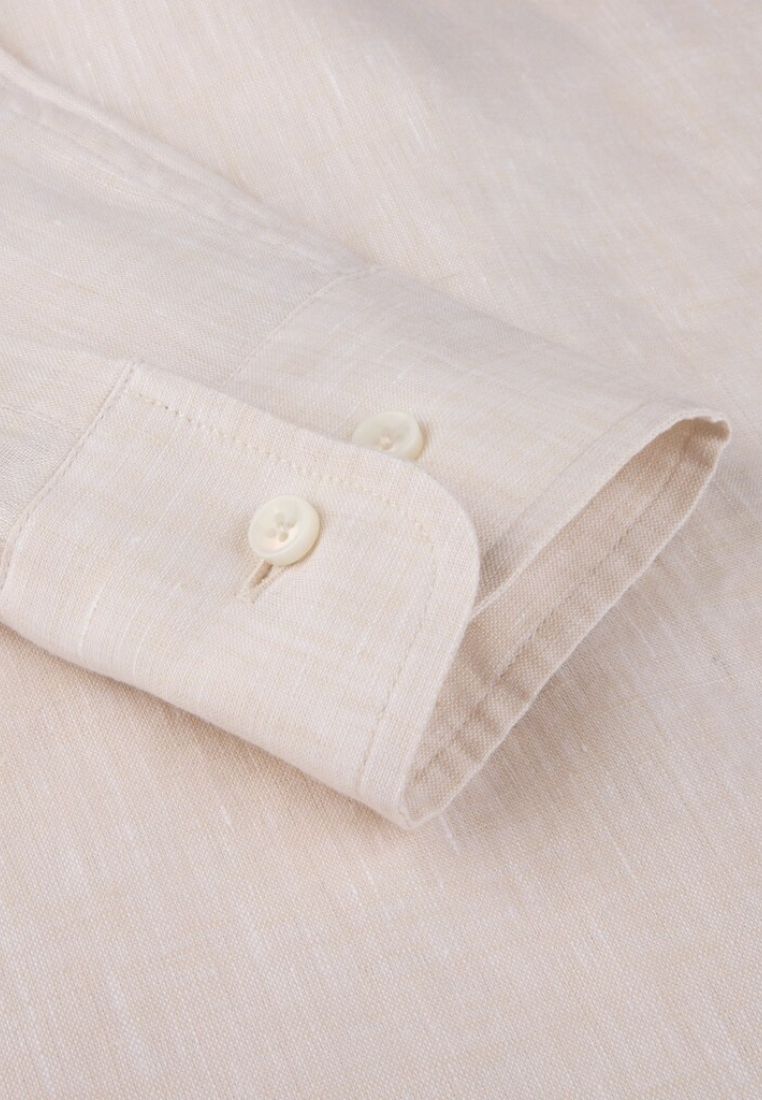 Siri skjorte - Linen Light Brown