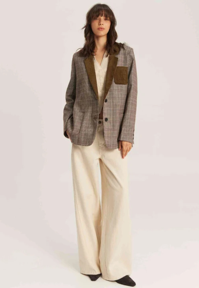 Tatum Classic Plaid jakke - 517 Brown