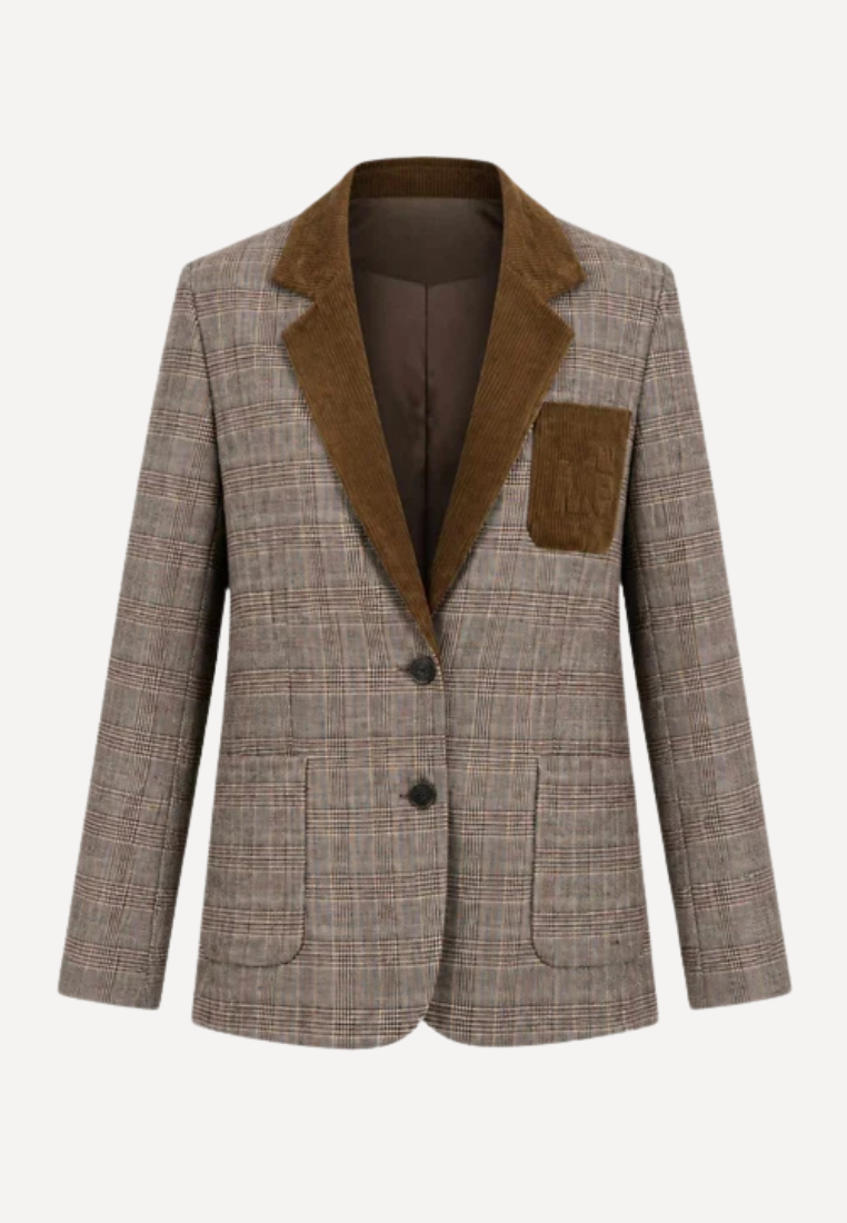 Tatum Classic Plaid jakke - 517 Brown