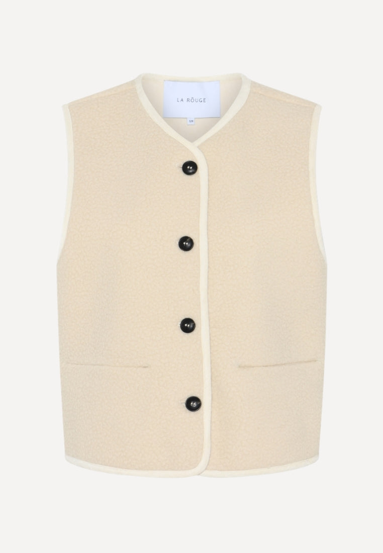 Teddy vest - Off White