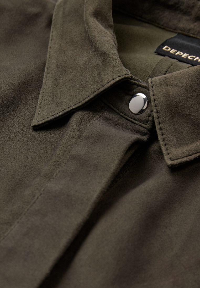 TennaDEP Suede skjorte - Khaki