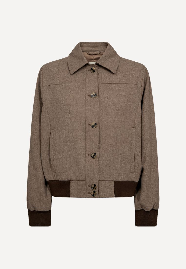 Tilda bomber - Brown Melange