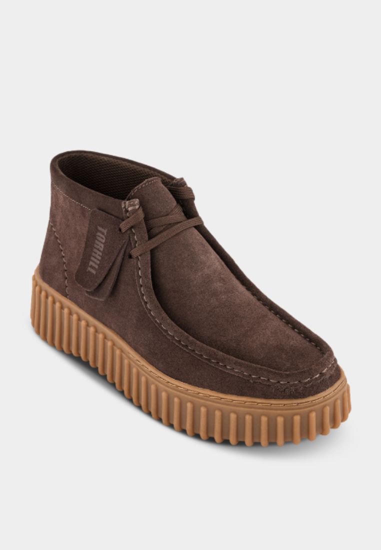 Torhill Moss D sko - Brown Suede
