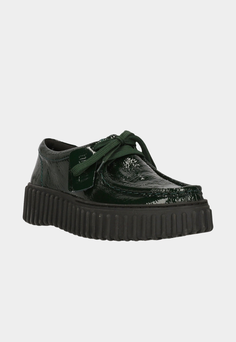 Torhill Bee D sko - Green Patent