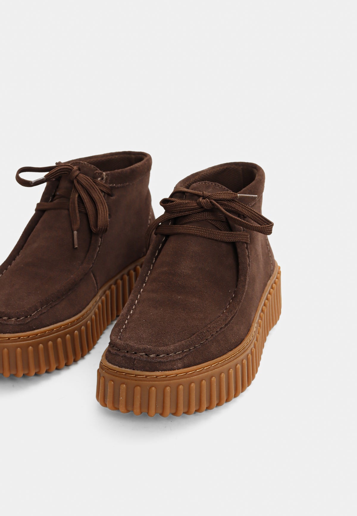 Torhill Moss D sko - Brown Suede