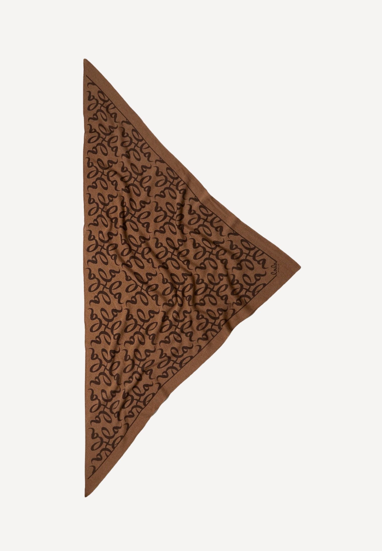 Triangle Lalagram M Cashmere - Tawny