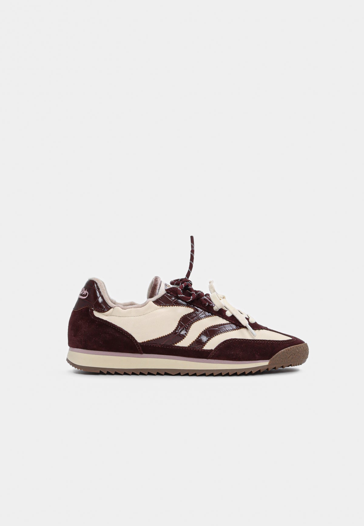 Utah sneaker - Combi Milk Burgundy