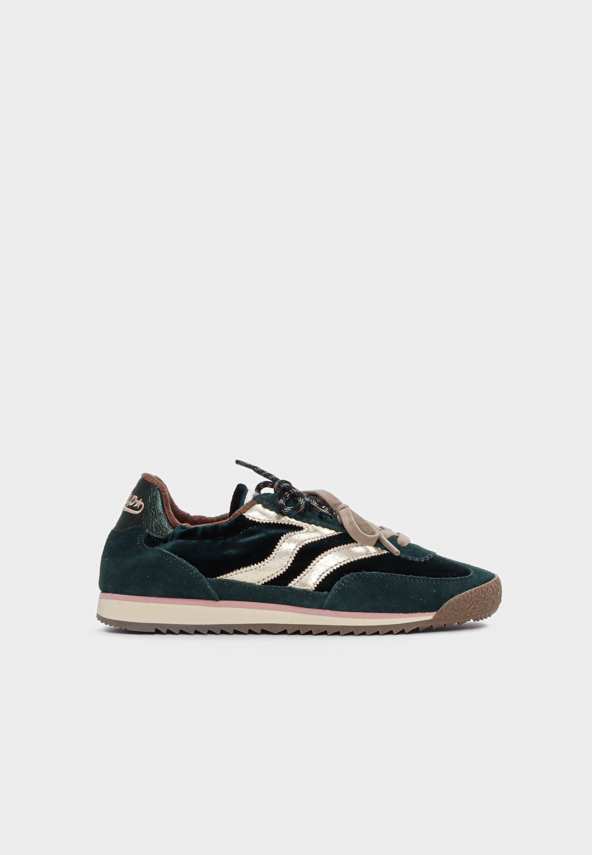 Utah sneaker - Combi Velvet Forest