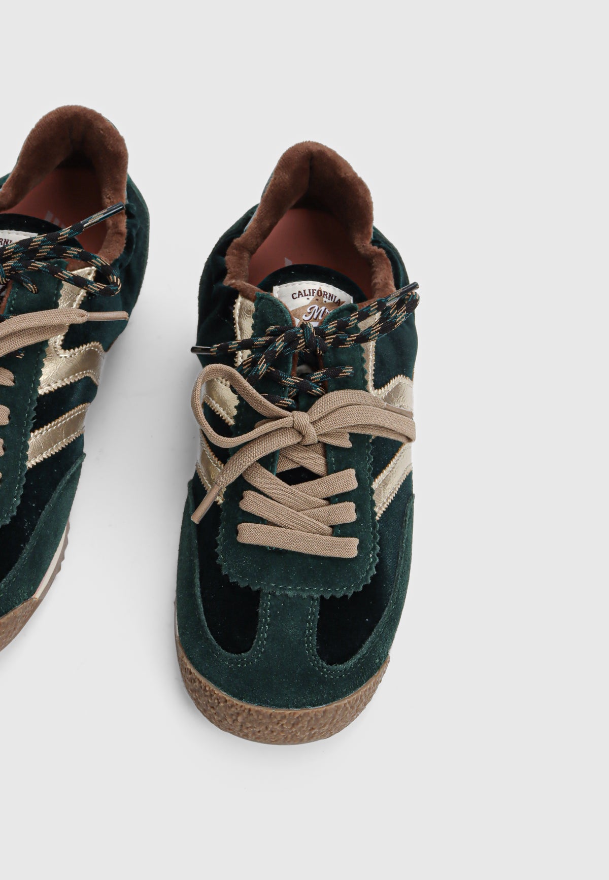 Utah sneaker - Combi Velvet Forest