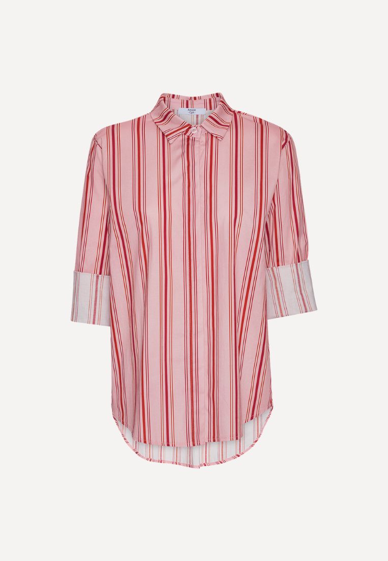 Vanessa skjorte - Stripe Pink