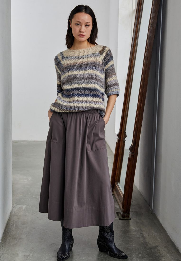 Vilma nederdel - Brown