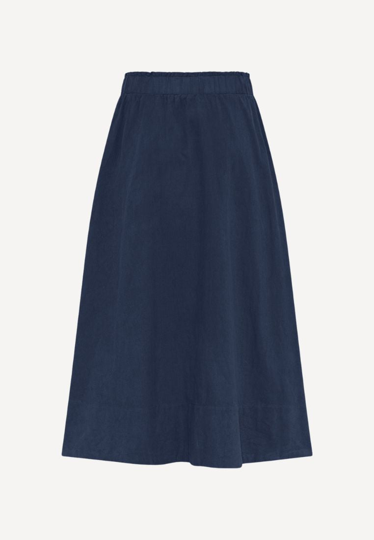Vilma fløjl nederdel - Navy