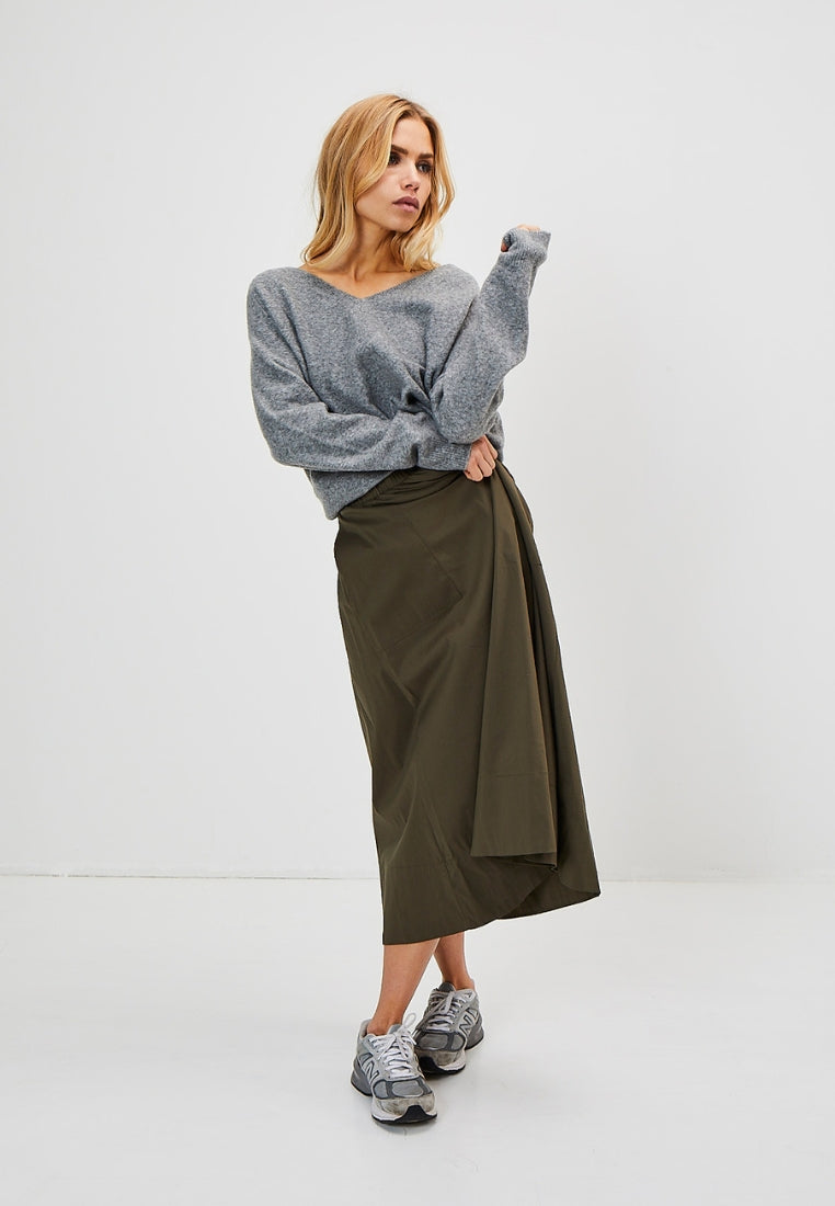Vilma nederdel - Army Green