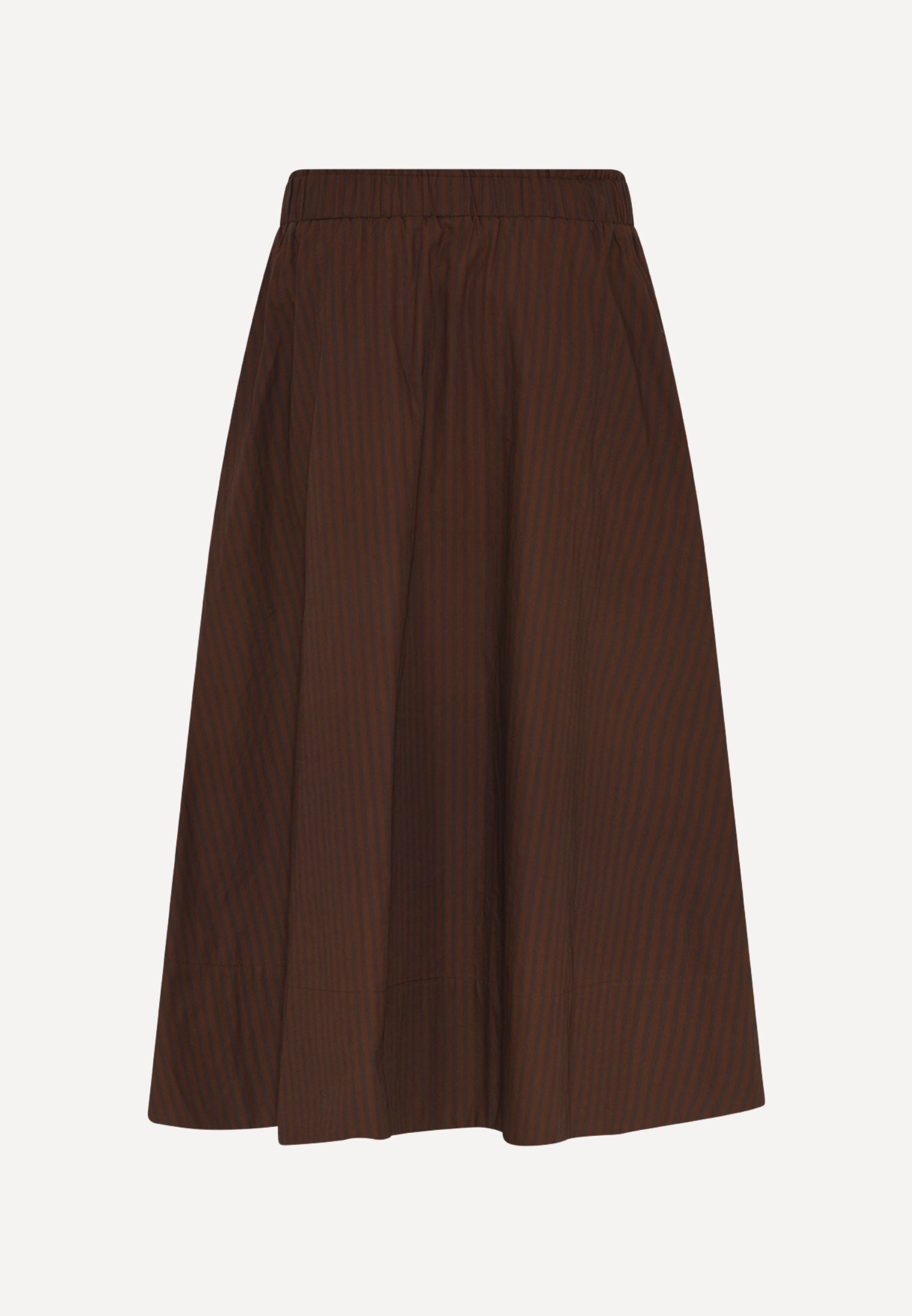 Vilma nederdel - Brown Stripes