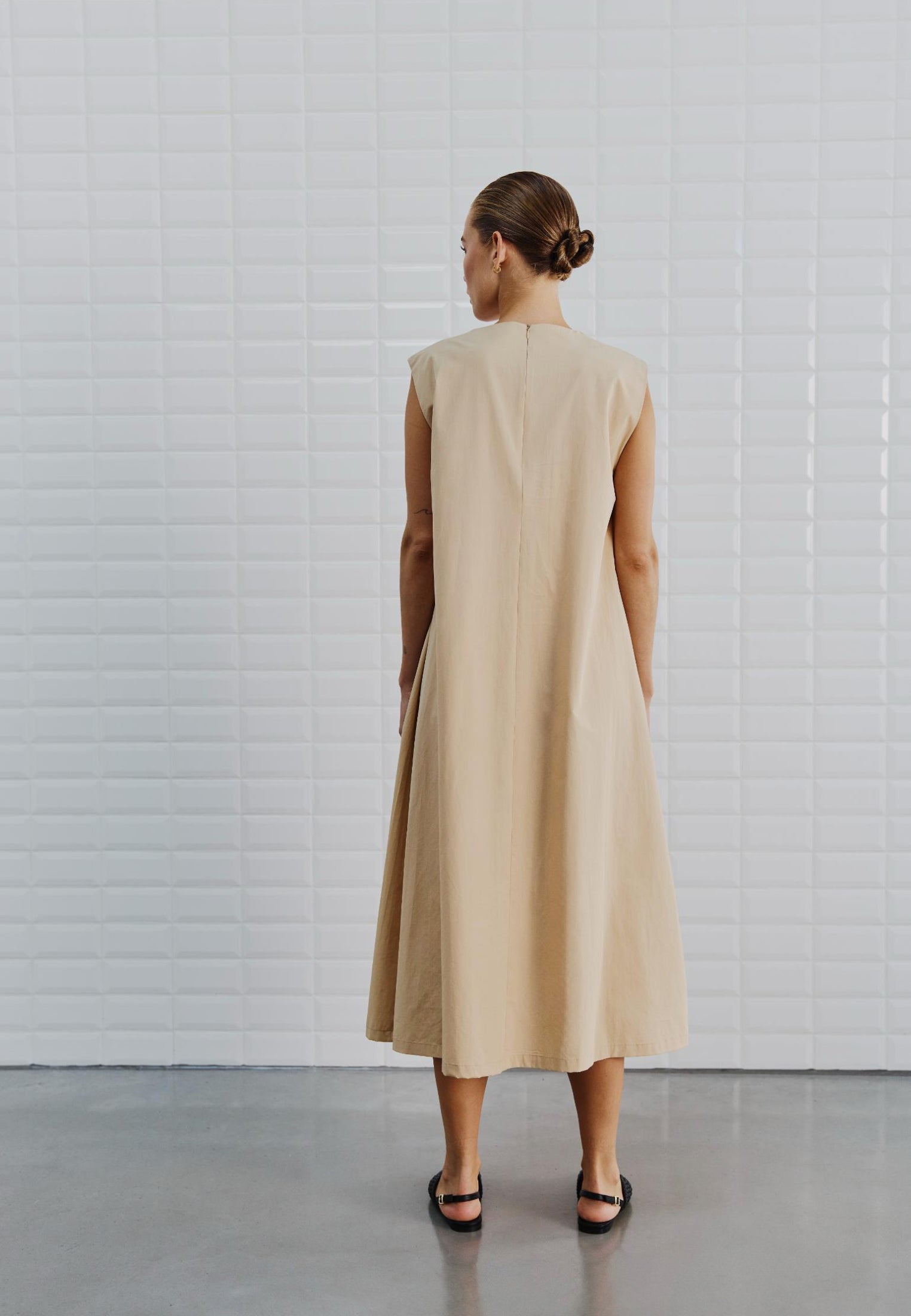 WBLagneta Midi kjole - Beige Yellow