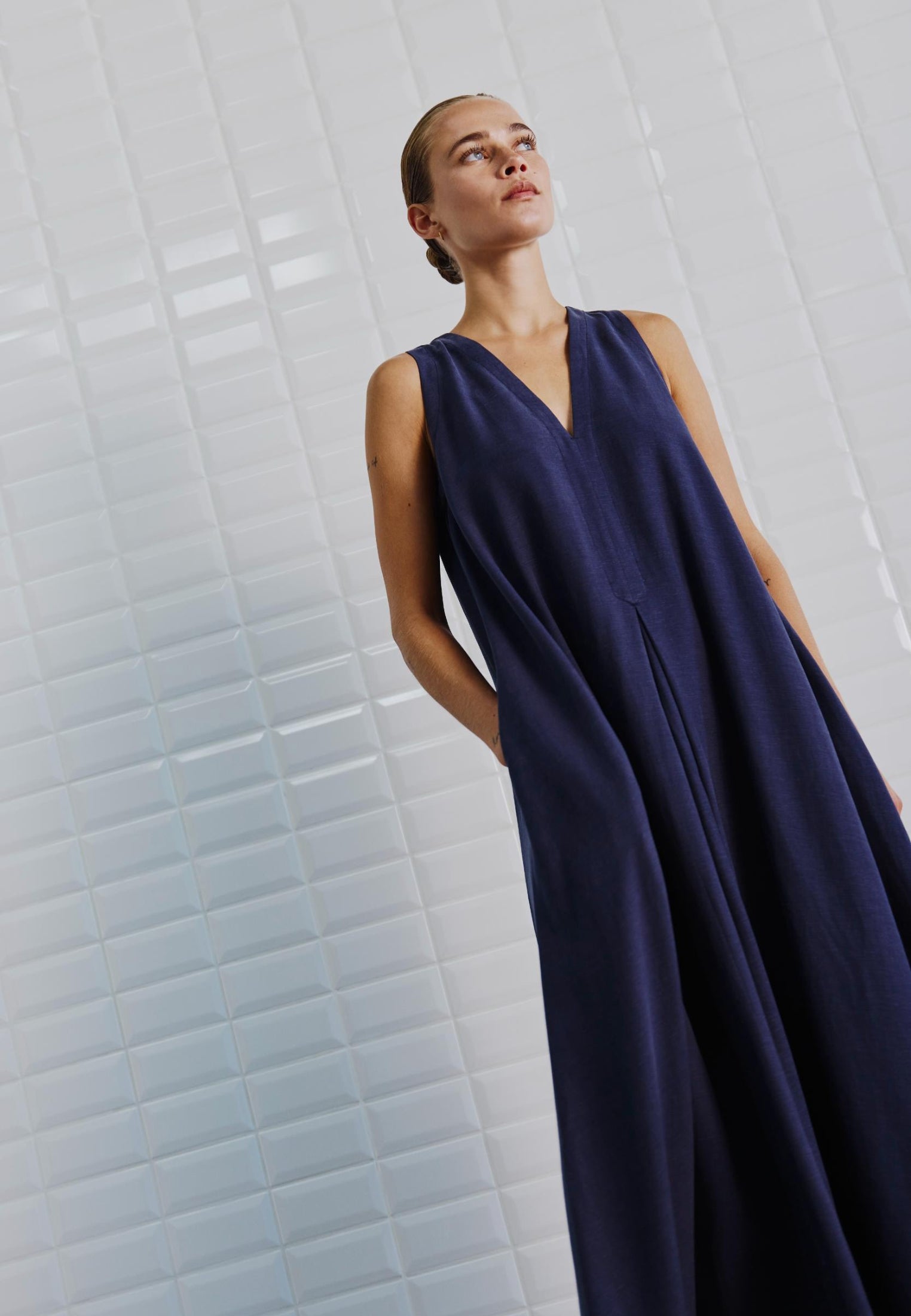 WBLisolde Midi kjole - Midnight Blue