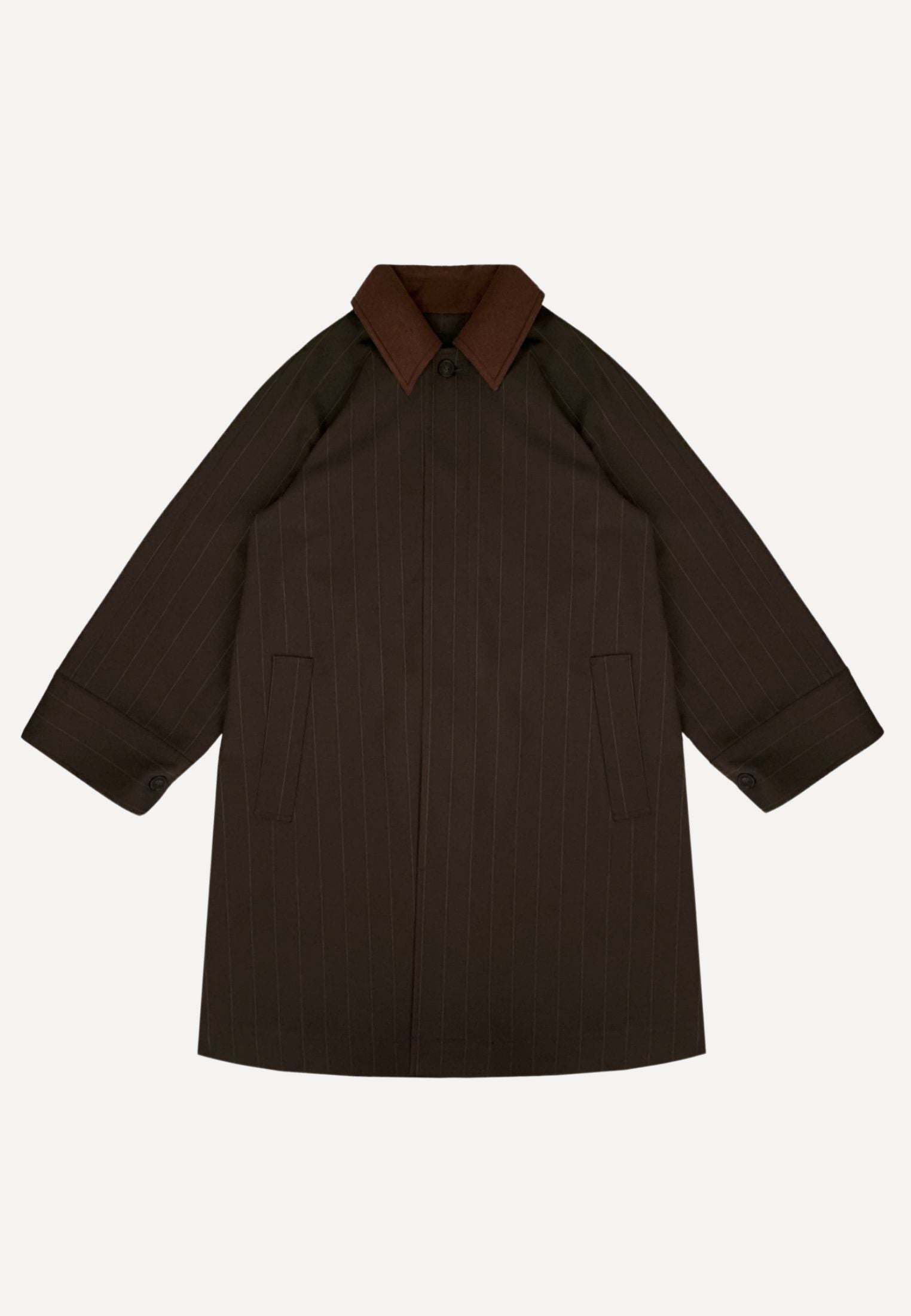 WBLJayline Tailored jakke - Dark Brown Stripe
