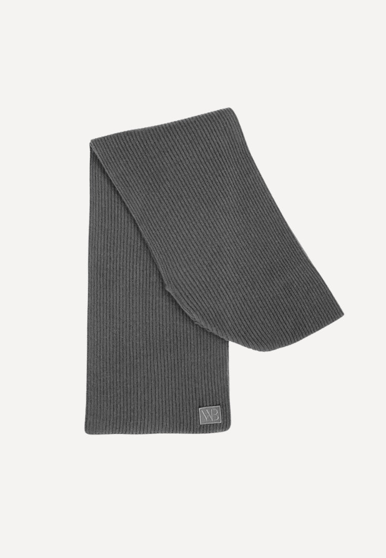 WBLVivianna tørklæde - Dark Grey Melange