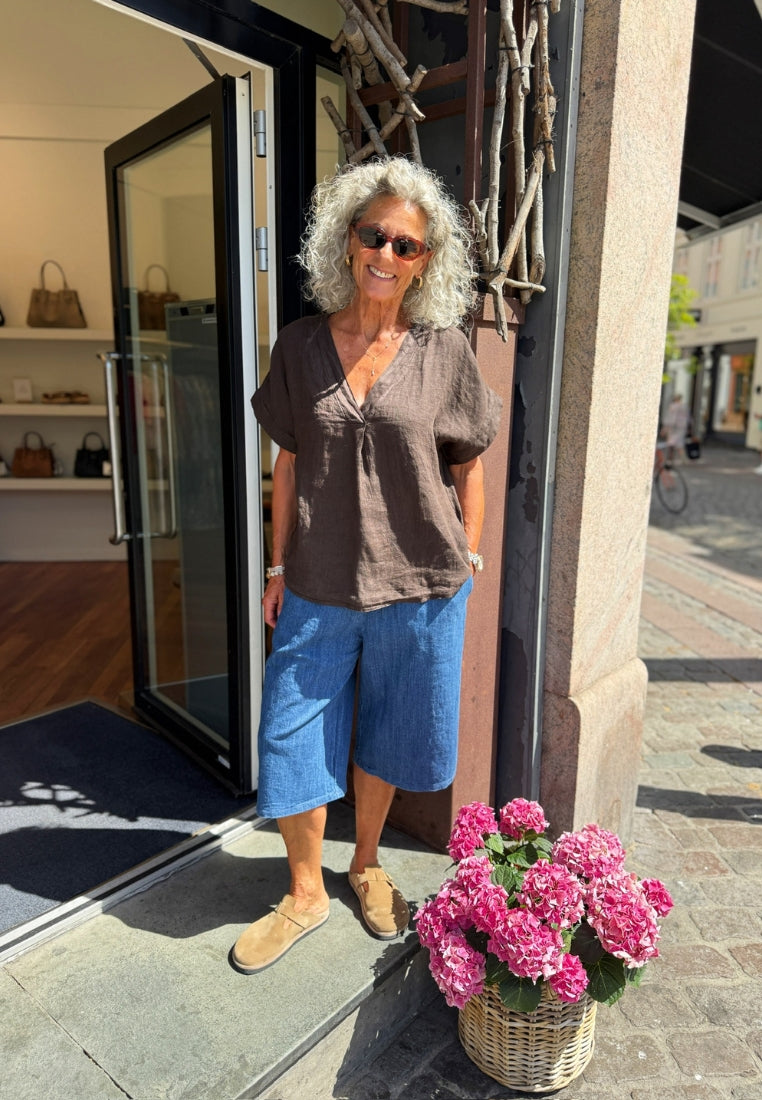 Amelia bluse - Coffee