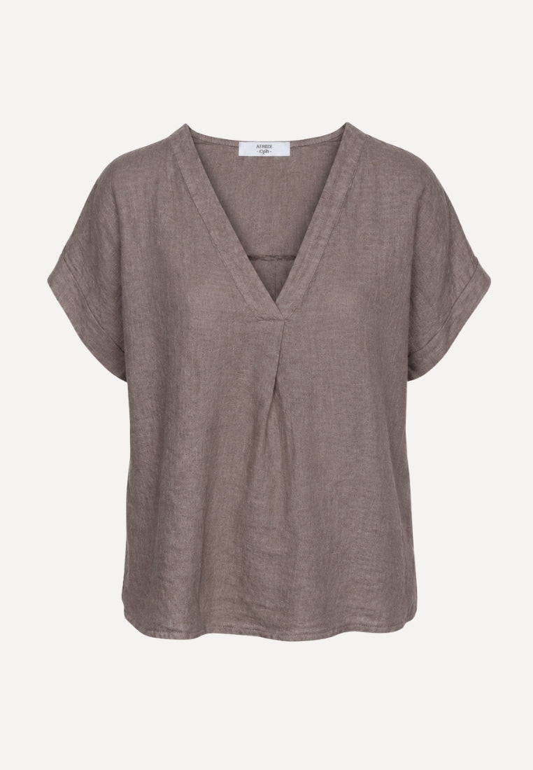 Amelia bluse - Fango