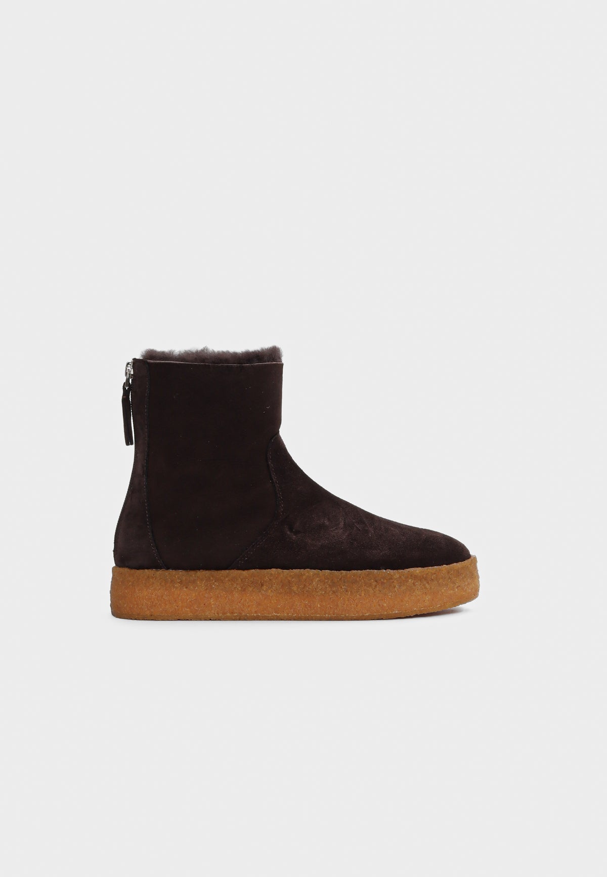 Ana støvle - Suede Espresso