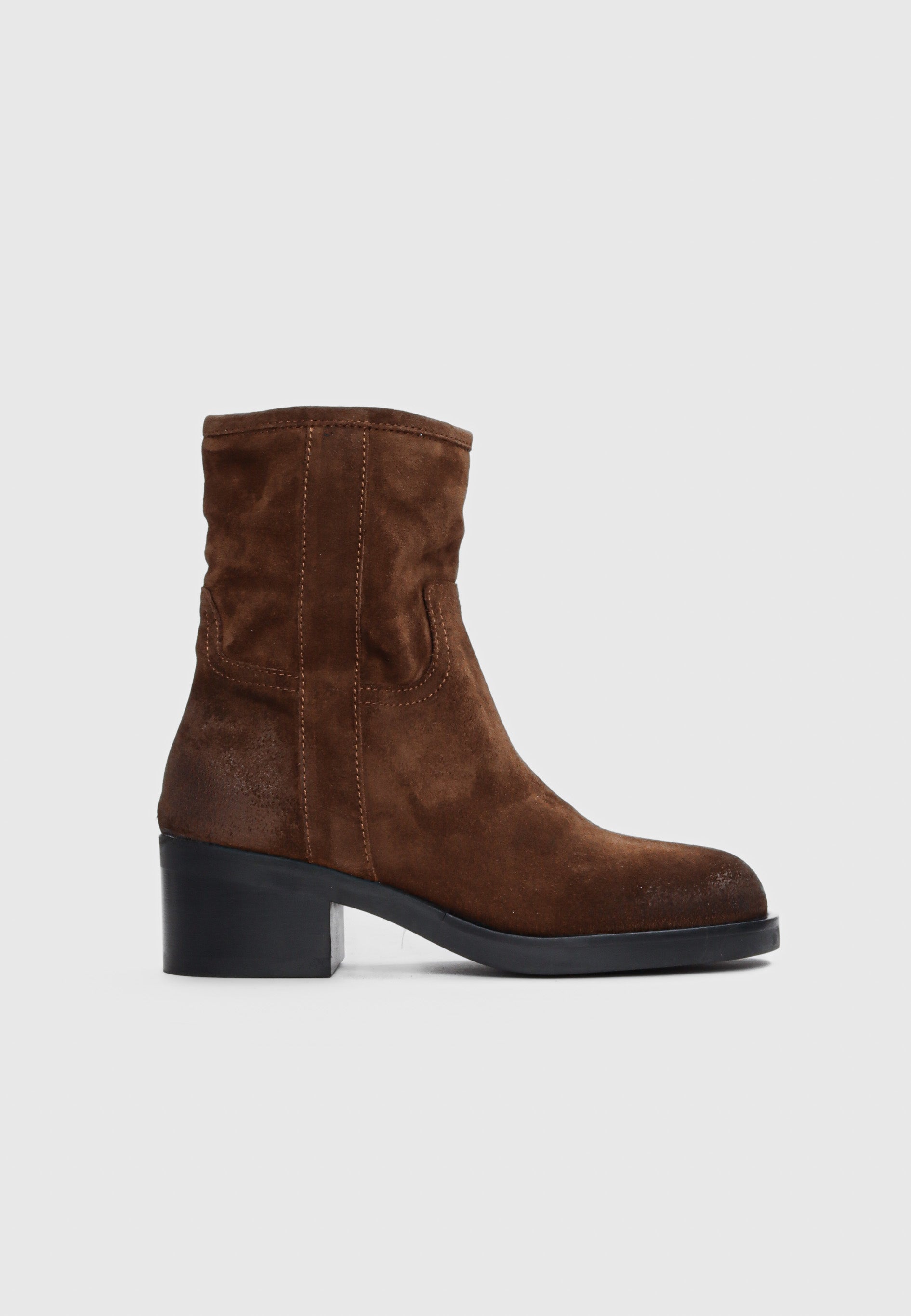 Arden støvle - Suede Cognac
