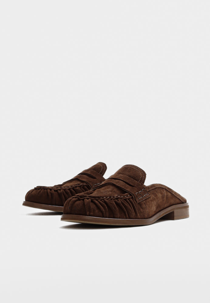 Brandon sko - Suede Brown