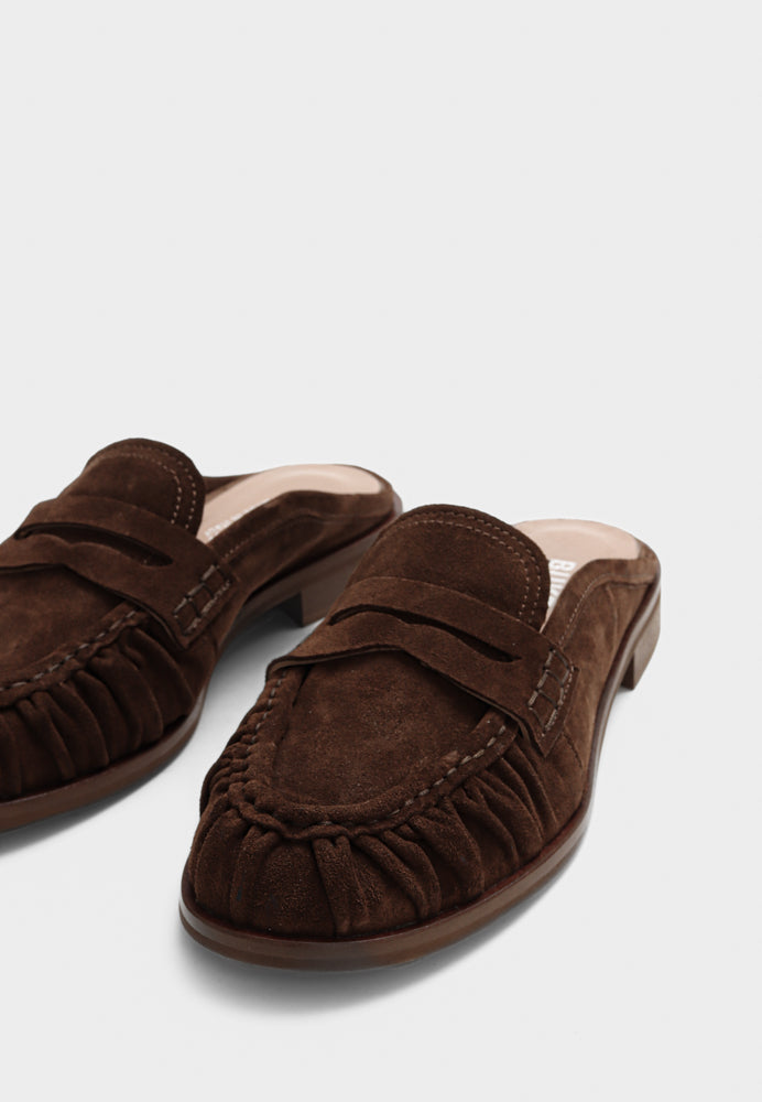 Brandon sko - Suede Brown