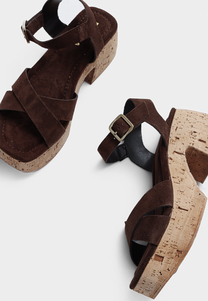 Elvira sandal - Espresso