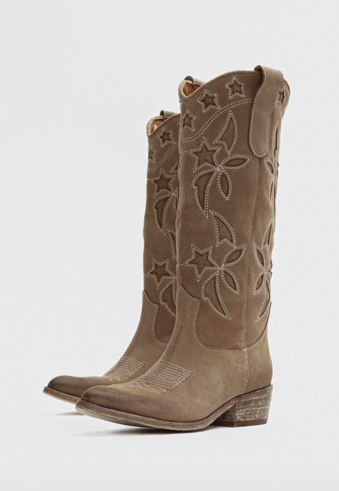 Firenze støvle - Suede Sand