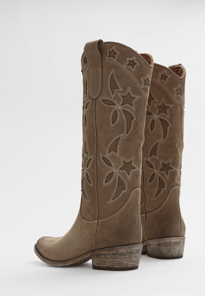 Firenze støvle - Suede Sand