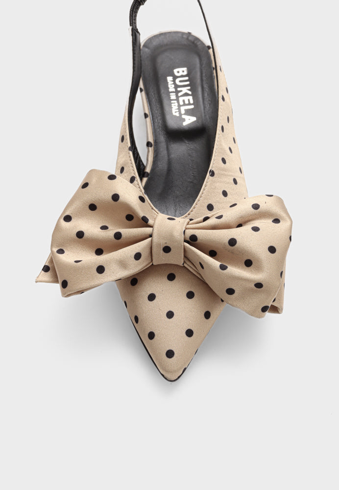 Olivia slingback - Camel