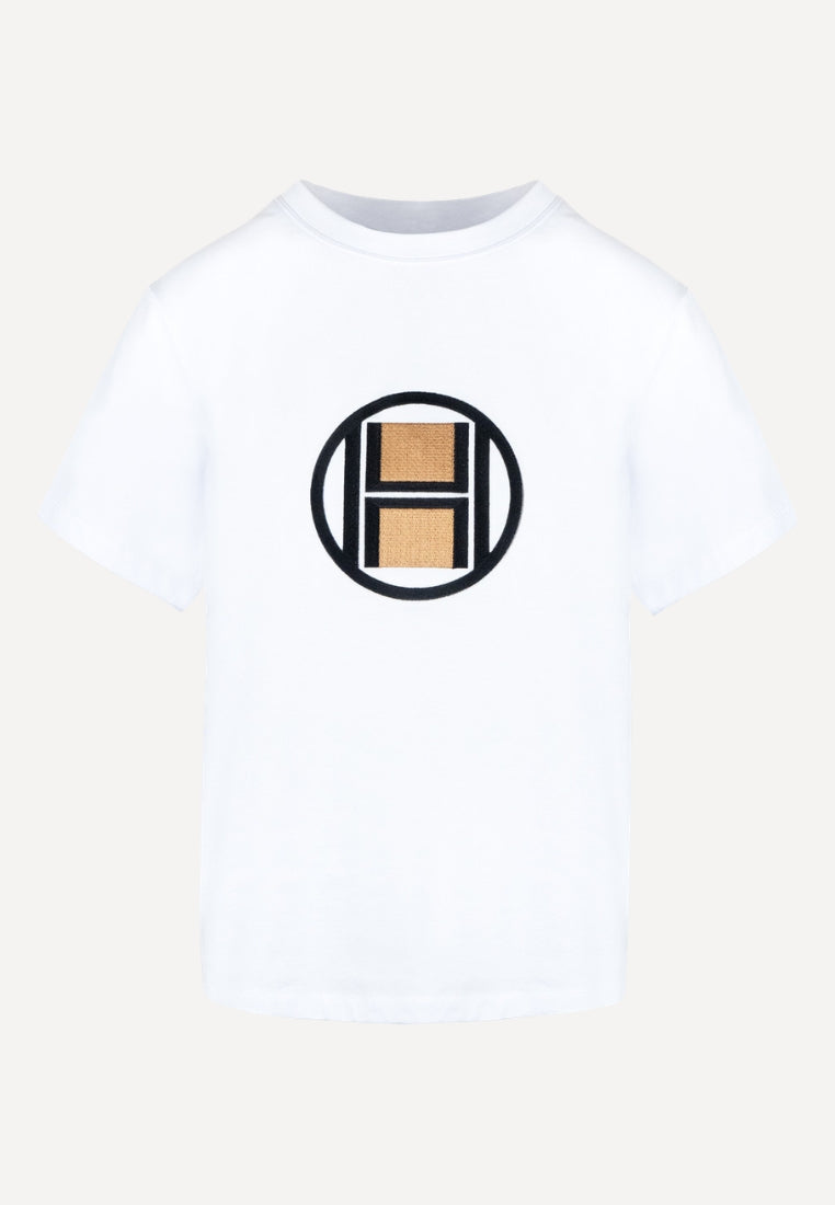 Logo t-shirt - White Alyssum