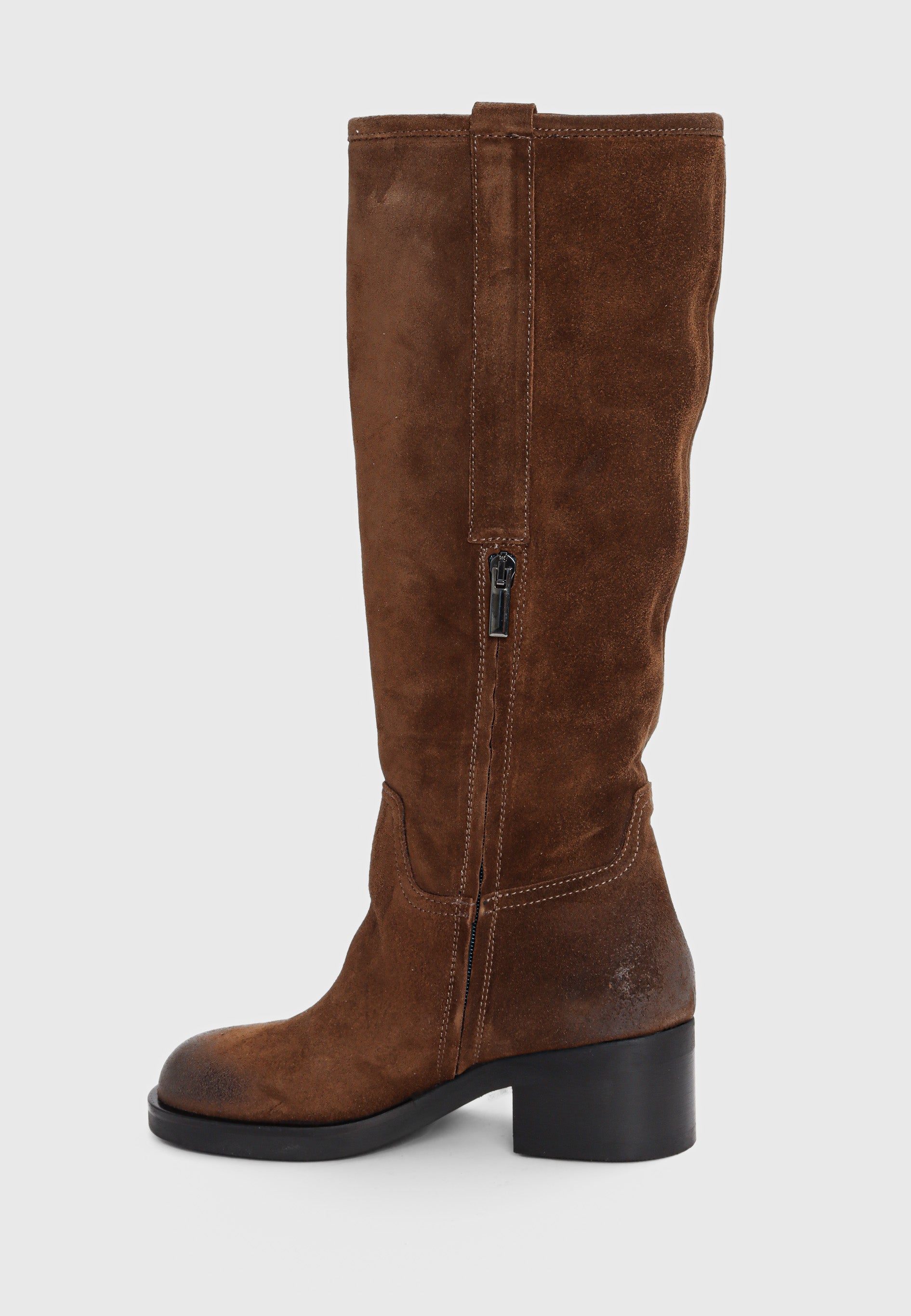 Lucca støvle - Suede Cognac