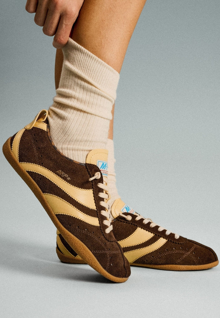 Runaway V25 sneaker - Brown/Yellow
