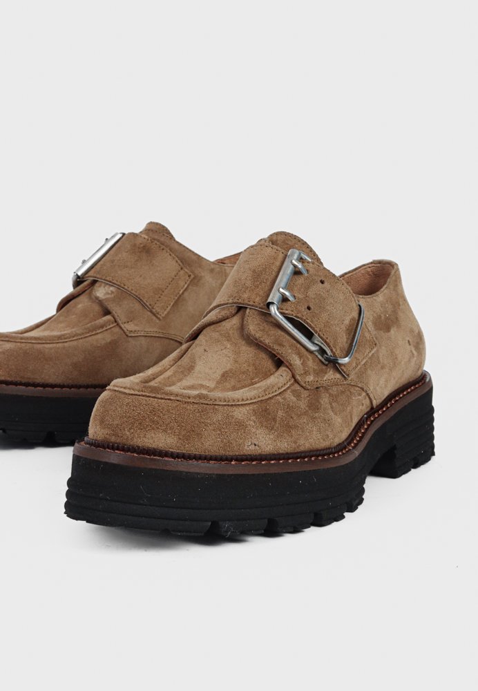 Marissa sko - Suede Cognac