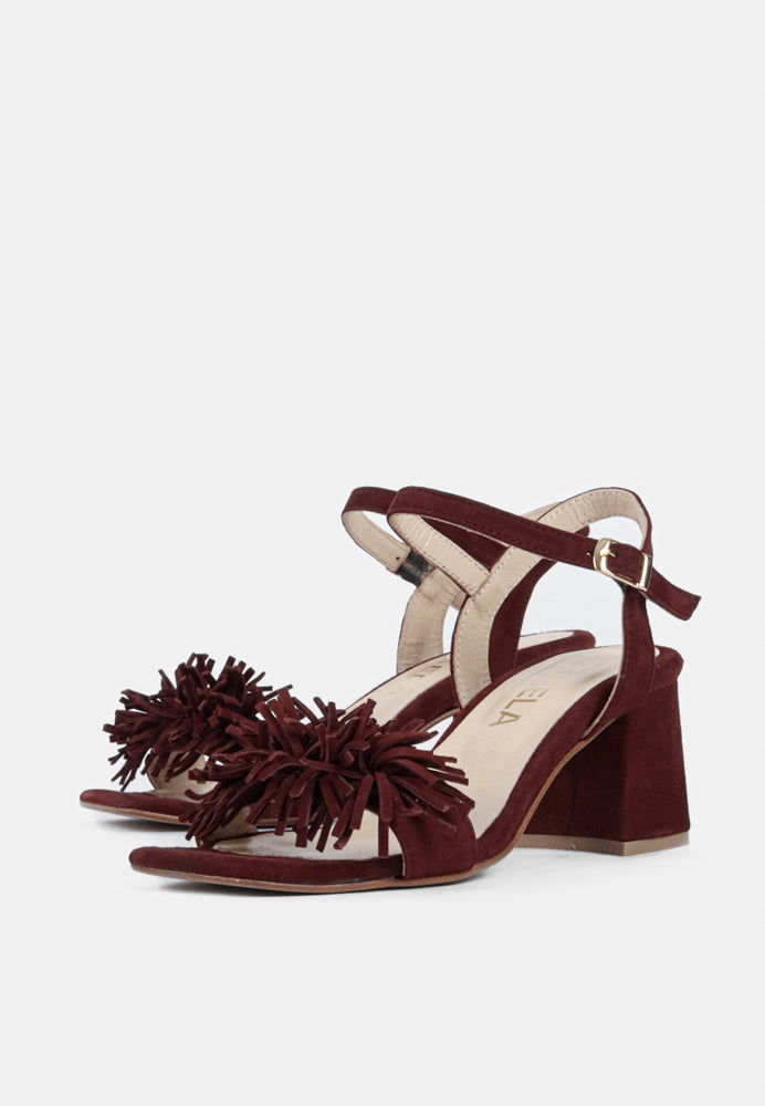 Mila sandal - Oxblood
