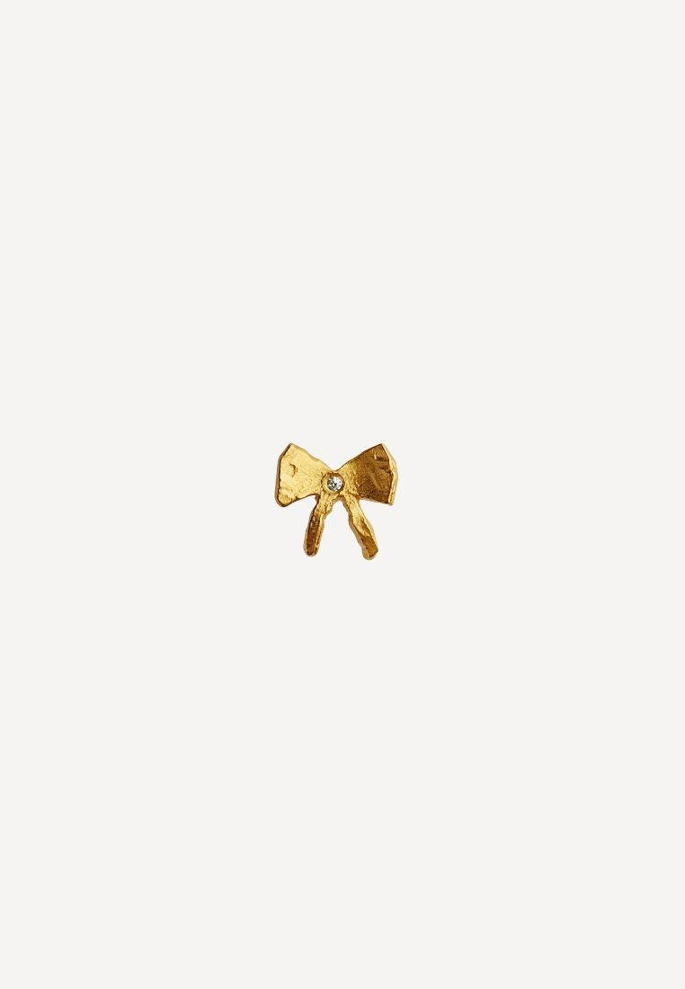 Petit Bow ørering - Gold