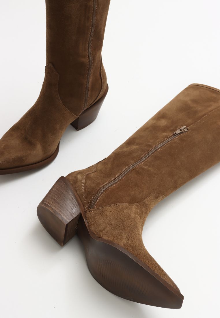 Pheby støvle - Suede Wood