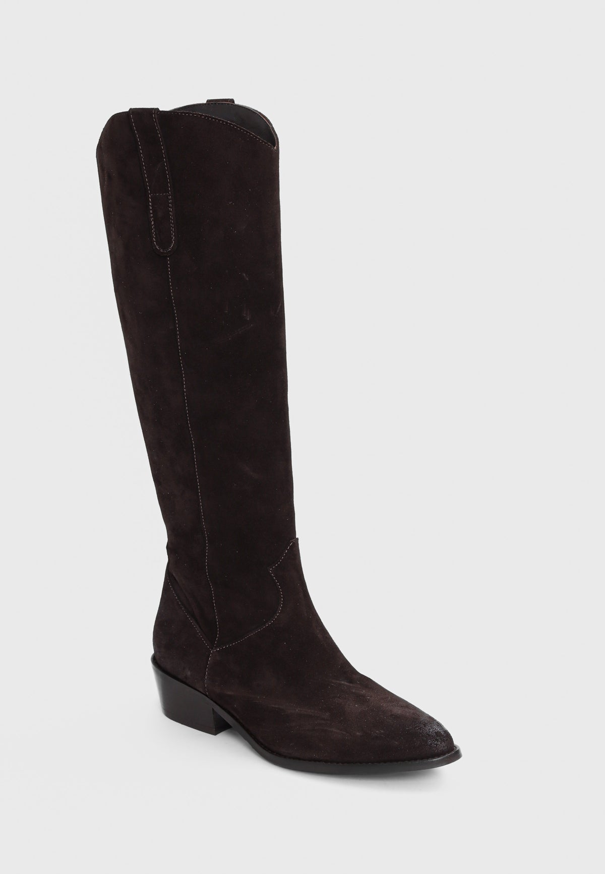Rhea støvle - Suede Espresso