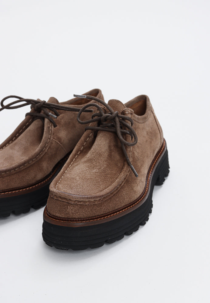 Sienna sko - Suede Taupe Brown
