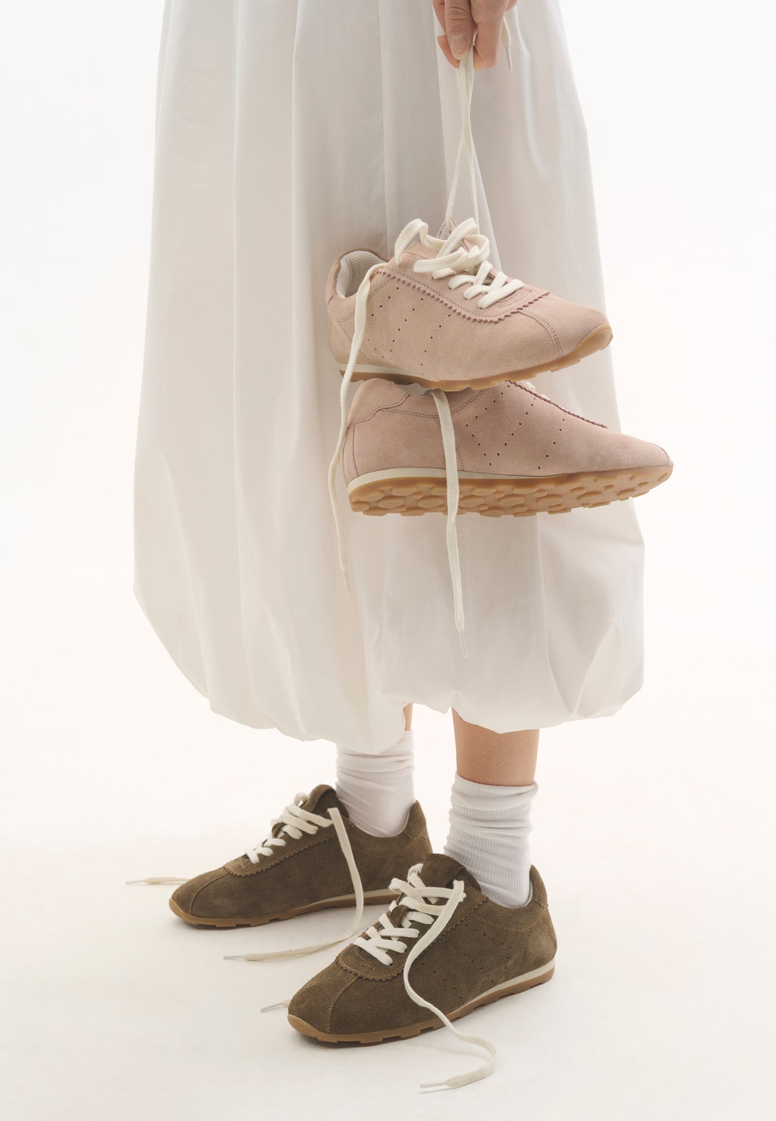 Stella sneaker - Suede Rose